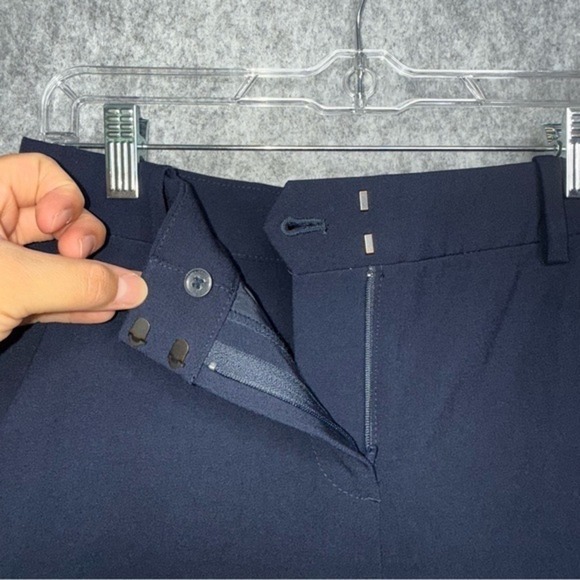 J. Crew Ruby Slim Cropped Navy Pants- Sz 2 - Picture 3 of 7